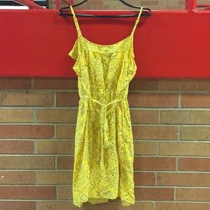 Yellow bandanna dress